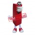 Red Brush Mascot Costume