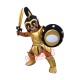 Black Spartan Warrior Mascot Costume Black Spartan Warrior Mascot Costume