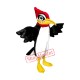Red & Black Woodpecker Mascot Costume Red & Black Woodpecker Mascot Costume