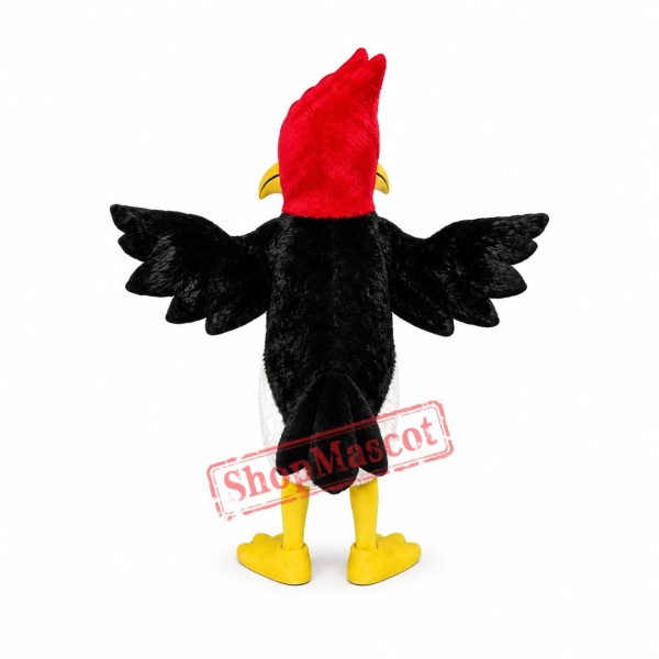 Red & Black Woodpecker Mascot Costume Red & Black Woodpecker Mascot Costume