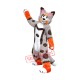 Colorful Husky Dog Wolf Mascot Costume