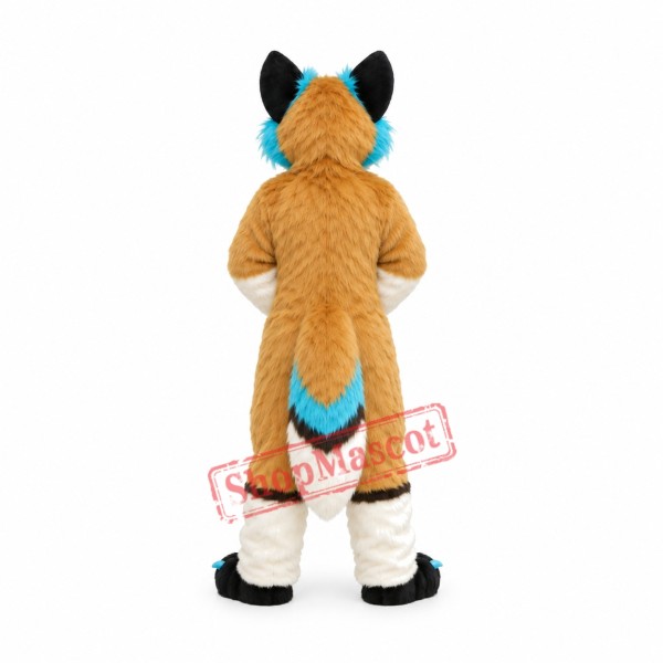 Brown Husky Dog Wolf Mascot Costume Brown Husky Dog Wolf Mascot Costume