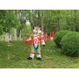 Brown Husky Dog Wolf Mascot Costume