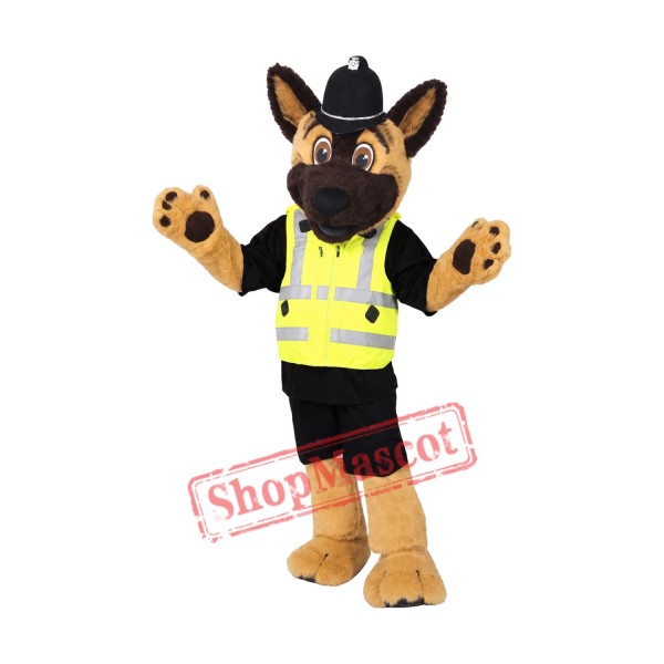 Staffs Police Dog Mascot Costume