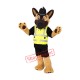 Staffs Police Dog Mascot Costume Staffs Police Dog Mascot Costume