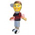 Light Lamp Bulb Boy Mascot Costume