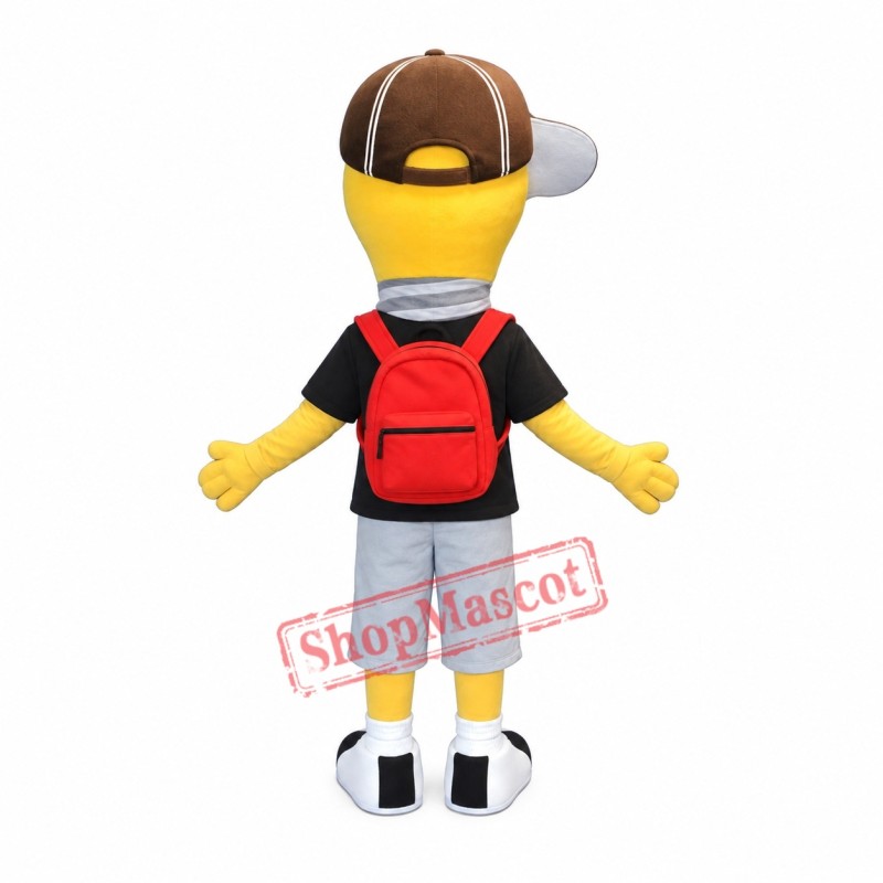 Light Lamp Bulb Boy Mascot Costume Light Lamp Bulb Boy Mascot Costume
