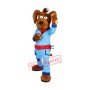 College Special Dog Mascot Costume