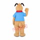 Lovely Brown Dog Mascot Costume Lovely Brown Dog Mascot Costume