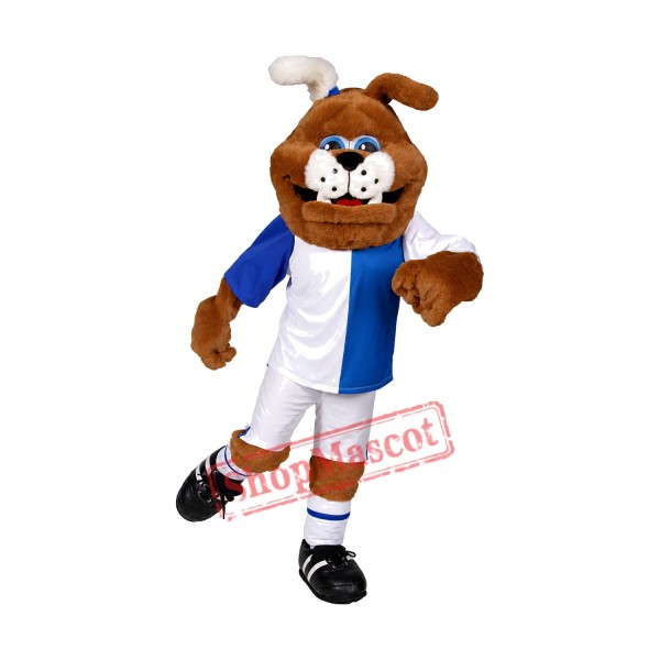 Friendly Bulldog Mascot Costume Friendly Bulldog Mascot Costume