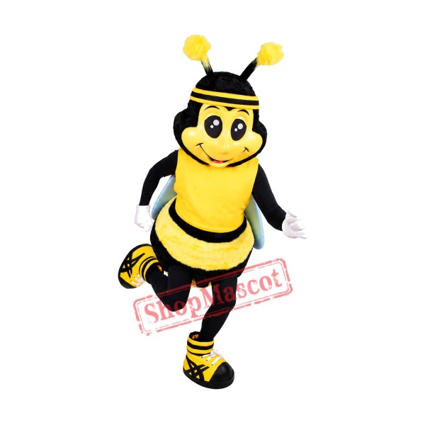Manny Bee Mascot Costume Manny Bee Mascot Costume