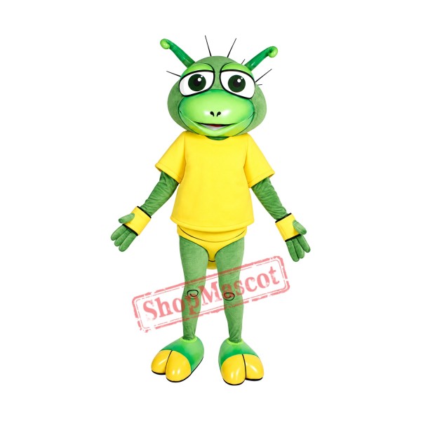 Green Bug Mascot Costume