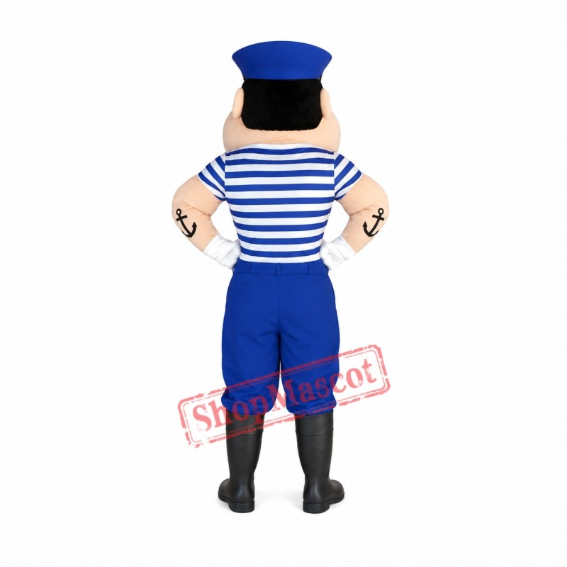 Realistic Sailor Mascot Costume Realistic Sailor Mascot Costume