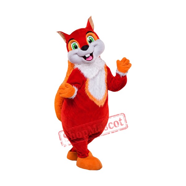 Happy Lightweight Animal Squirrel Mascot Costume