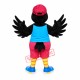 College Black Parrot Mascot Costume College Black Parrot Mascot Costume