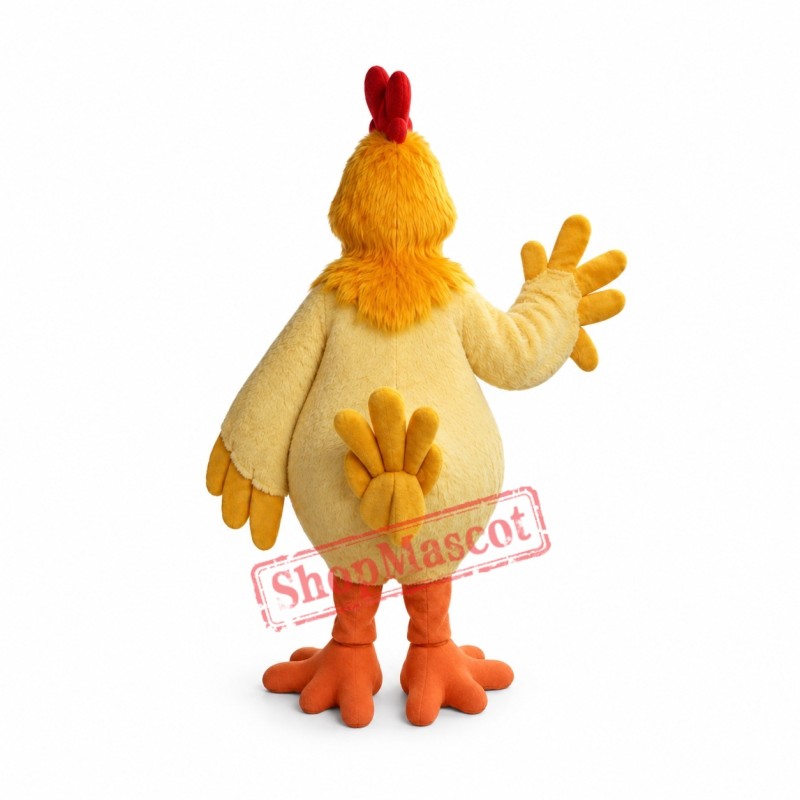 College Yellow Chicken Mascot Costume