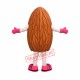 Happy Almond Mascot Costume Happy Almond Mascot Costume