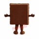 Happy Chocolate Mascot Costume Happy Chocolate Mascot Costume