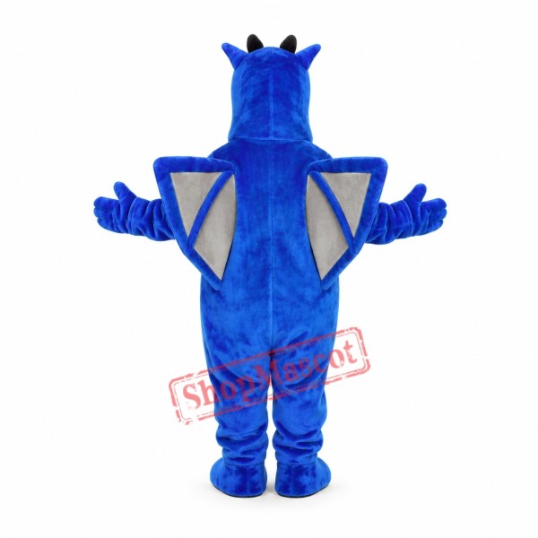 Funny Blue Dragon Mascot Costume Funny Blue Dragon Mascot Costume