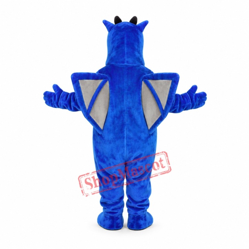 Funny Blue Dragon Mascot Costume Funny Blue Dragon Mascot Costume