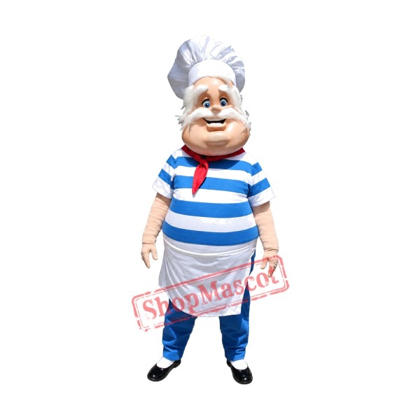 Old Kind Chef Mascot Costume