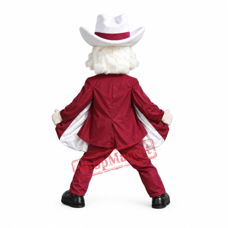 Old Colonel Mascot Costume Old Colonel Mascot Costume