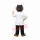Old Captain Mascot Costume Old Captain Mascot Costume