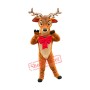 Friendly Realistic Deer Mascot Costume