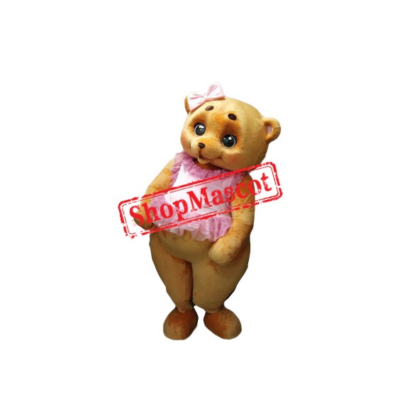 Beautiful Teddy Bear Mascot Costume