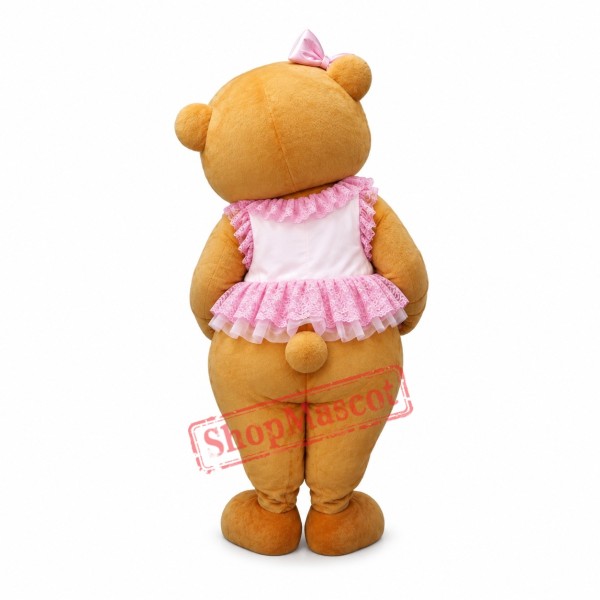 Beautiful Teddy Bear Mascot Costume