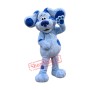 Lovely Blue Dog Mascot Costume