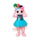 Pink Cat Mascot Costume