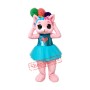 Pink Cat Mascot Costume