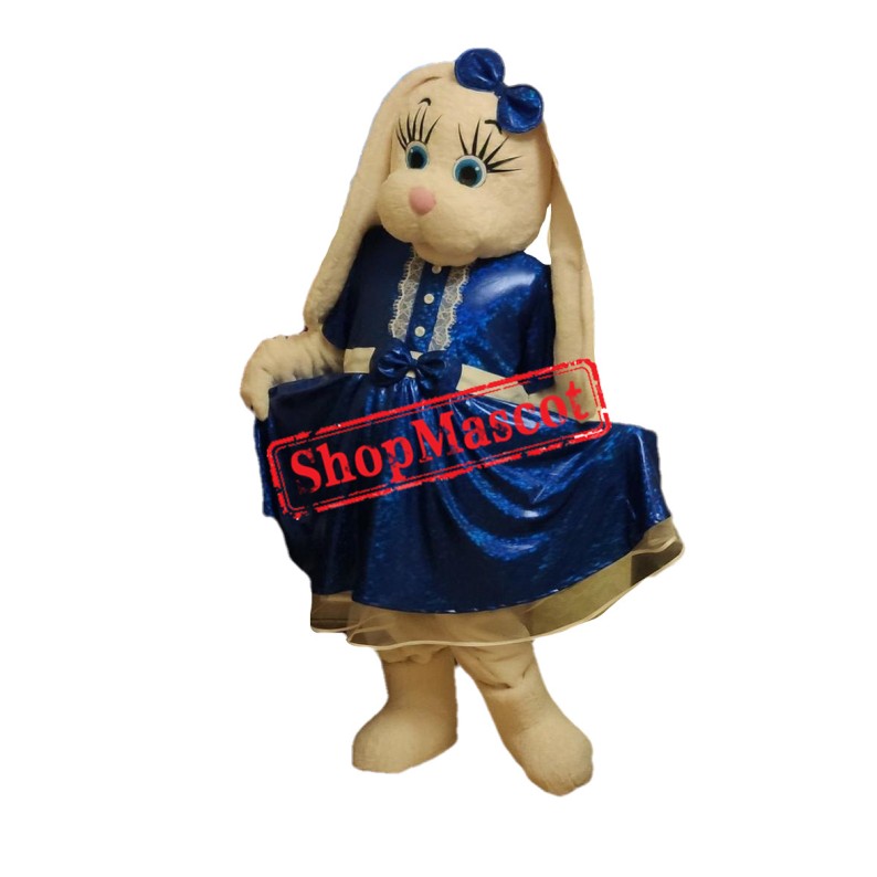Beautiful White Bunny Mascot Costume