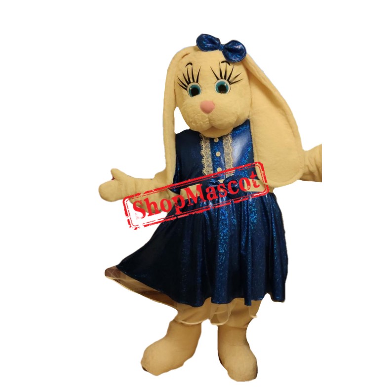 Beautiful White Bunny Mascot Costume