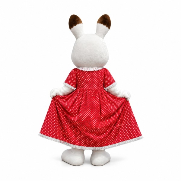 Super Lovely White Bunny Mascot Costume Super Lovely White Bunny Mascot Costume