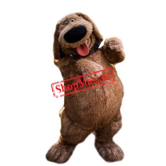 Lovely Furry Brown Dog Mascot Costume Lovely Furry Brown Dog Mascot Costume