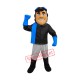 Handsome Aviator Mascot Costume Handsome Aviator Mascot Costume