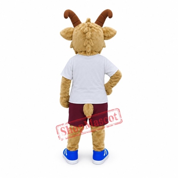 Learned Goat Mascot Costume Learned Goat Mascot Costume