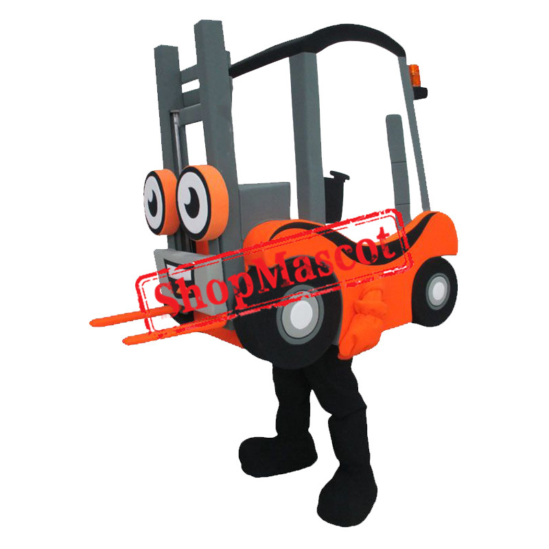 Forklift Mascot Costume