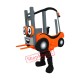 Forklift Mascot Costume Forklift Mascot Costume