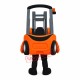 Forklift Mascot Costume Forklift Mascot Costume