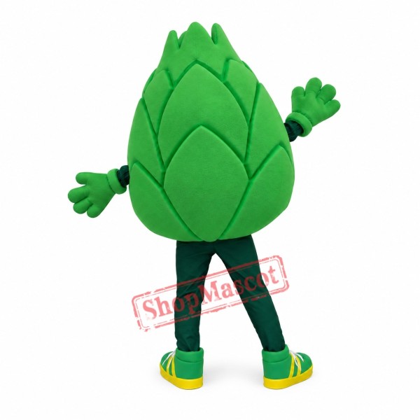 Artie Artichoke Mascot Costume Artie Artichoke Mascot Costume