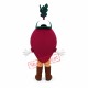Happy Beet Mascot Costume Happy Beet Mascot Costume
