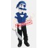 Blue Pirate Man Mascot Costume