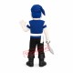 Blue Pirate Man Mascot Costume Blue Pirate Man Mascot Costume