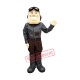 Happy Aviator Mascot Costume Happy Aviator Mascot Costume
