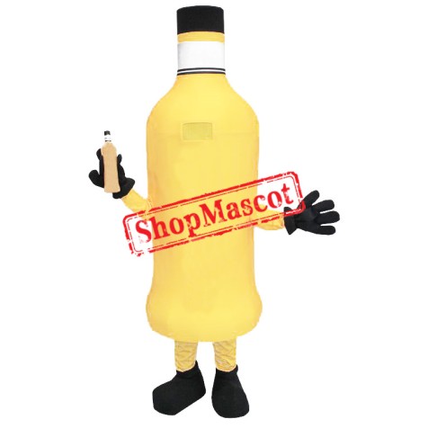 Orange Bottle Mascot Costume