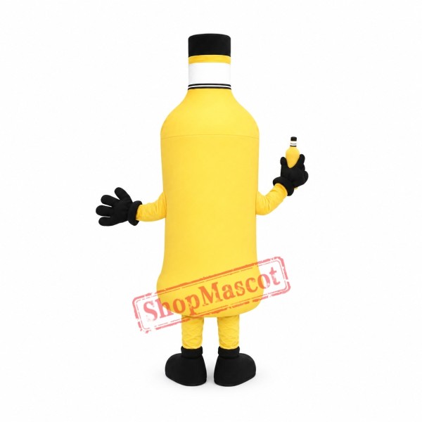 Orange Bottle Mascot Costume Orange Bottle Mascot Costume