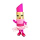 Pink Lipstick Mascot Costume